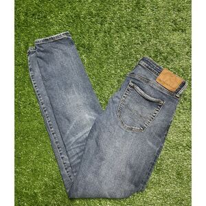 American Eagle AE Men’s Skinny Jeans 30x34 Medium Wash Stretch Denim Slim Fit